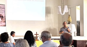 Encuentro con agentes pastorales de las parroquias el Divino Salvador y La Inmaculada de Ovalle